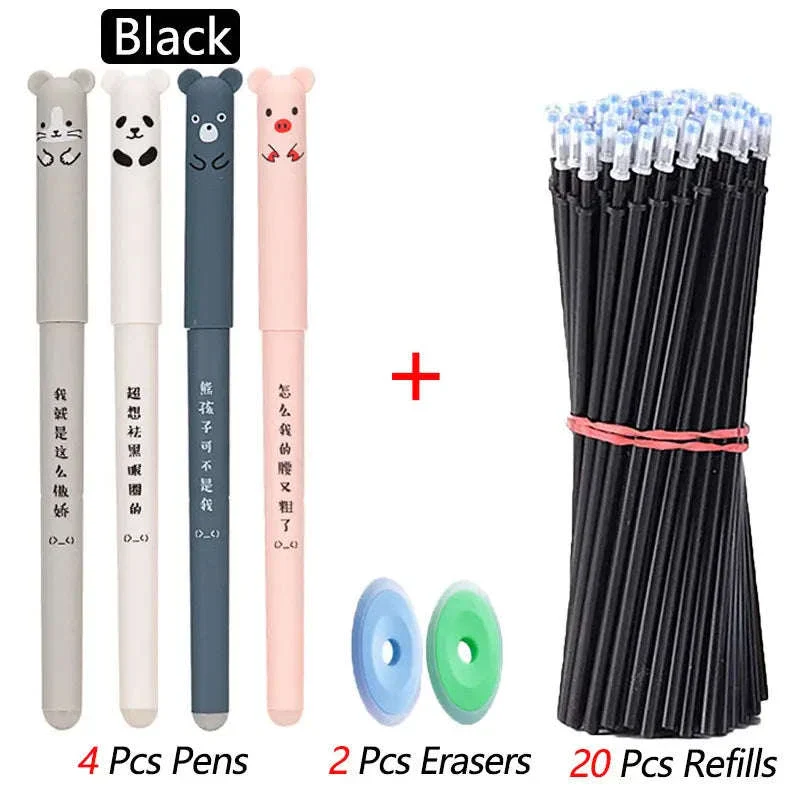 Kawaii Erasable Gel Pens Set with 0.35mm Fine Tip - Image 13