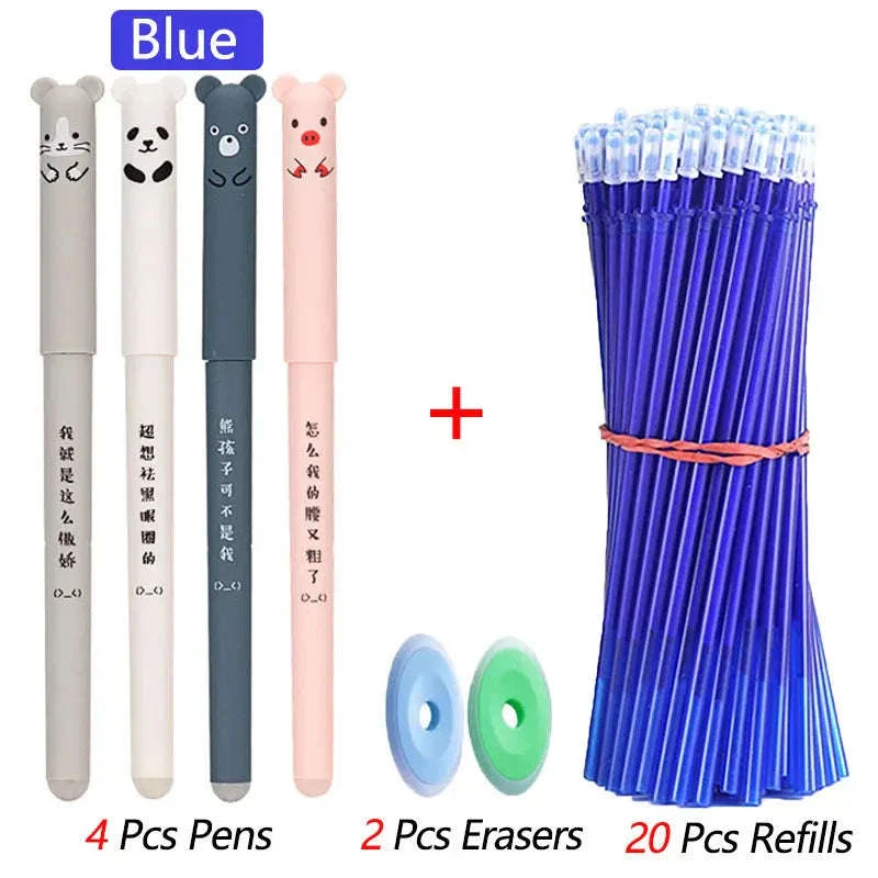 Kawaii Erasable Gel Pens Set with 0.35mm Fine Tip - Image 14