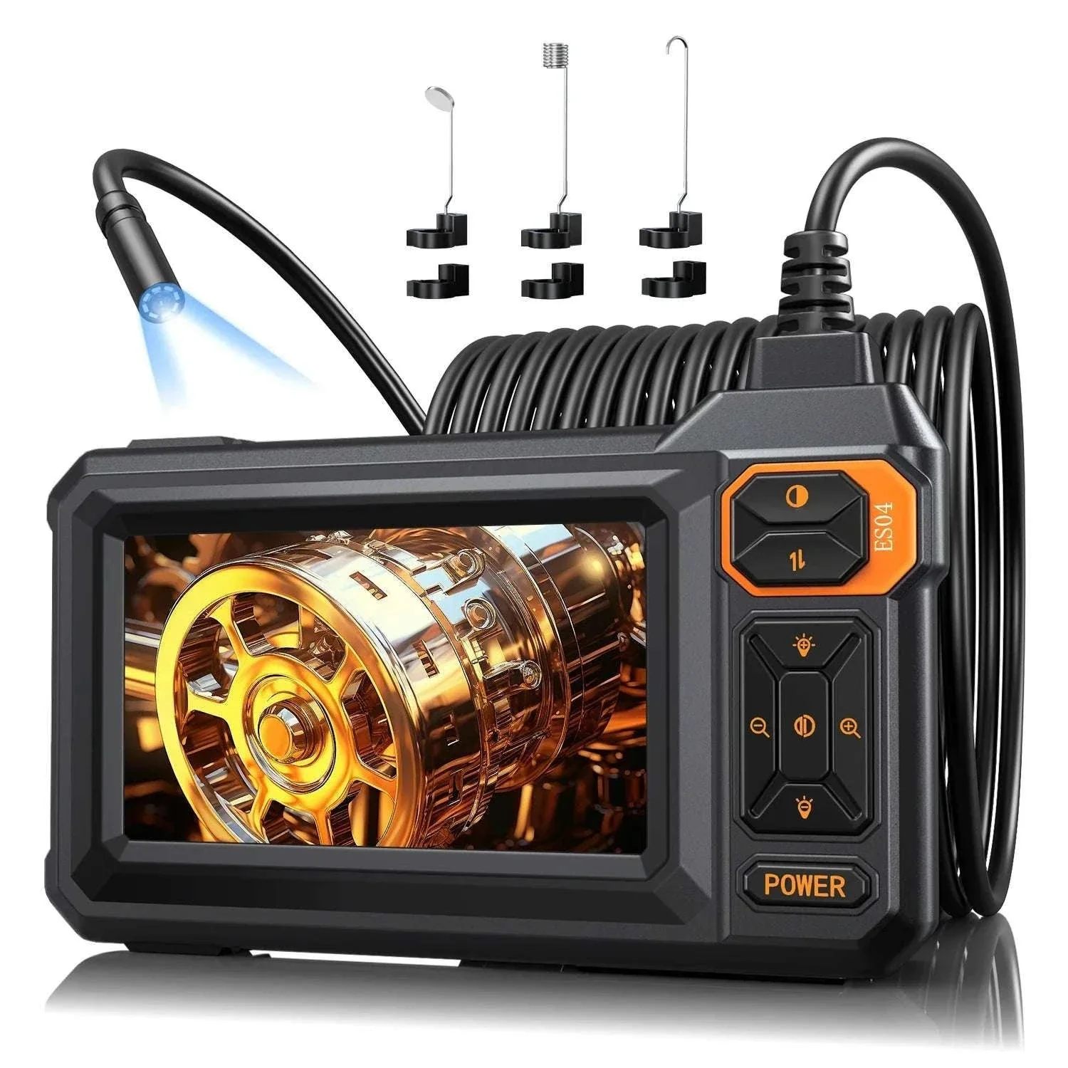 4.3" HD Endoscope Camera with Screen 16.5ft Cable Pipe Inspection - Image 11