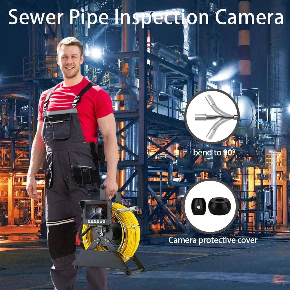 4.3" Sewer Pipe Inspection Camera with DVR Recording - Image 14