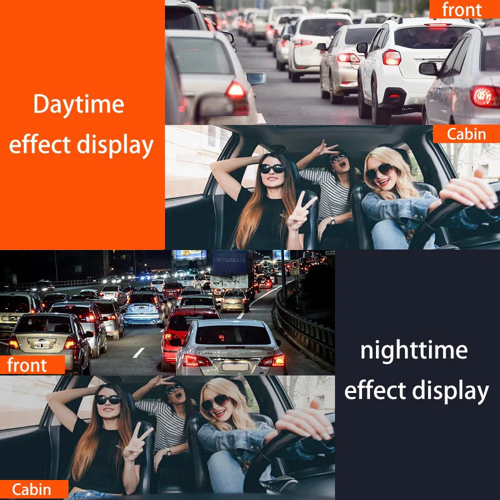 4 Channel Dash Cam 360° Car Video Recorder with Night Vision and Parking Monitor - Image 9