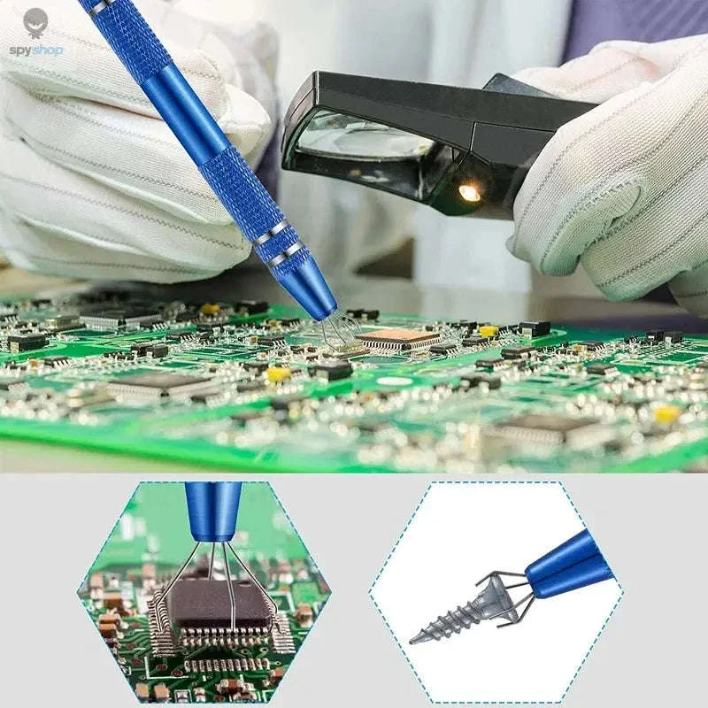 4-Claw IC Chip Extractor Tool for Precise Part Handling - Image 3