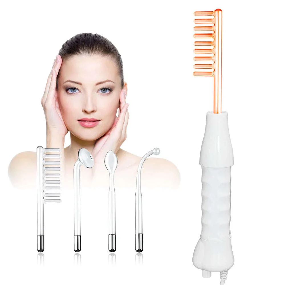 4-in-1 High Frequency Facial Wand for Acne, Wrinkles & Skin Tightening - Image 7