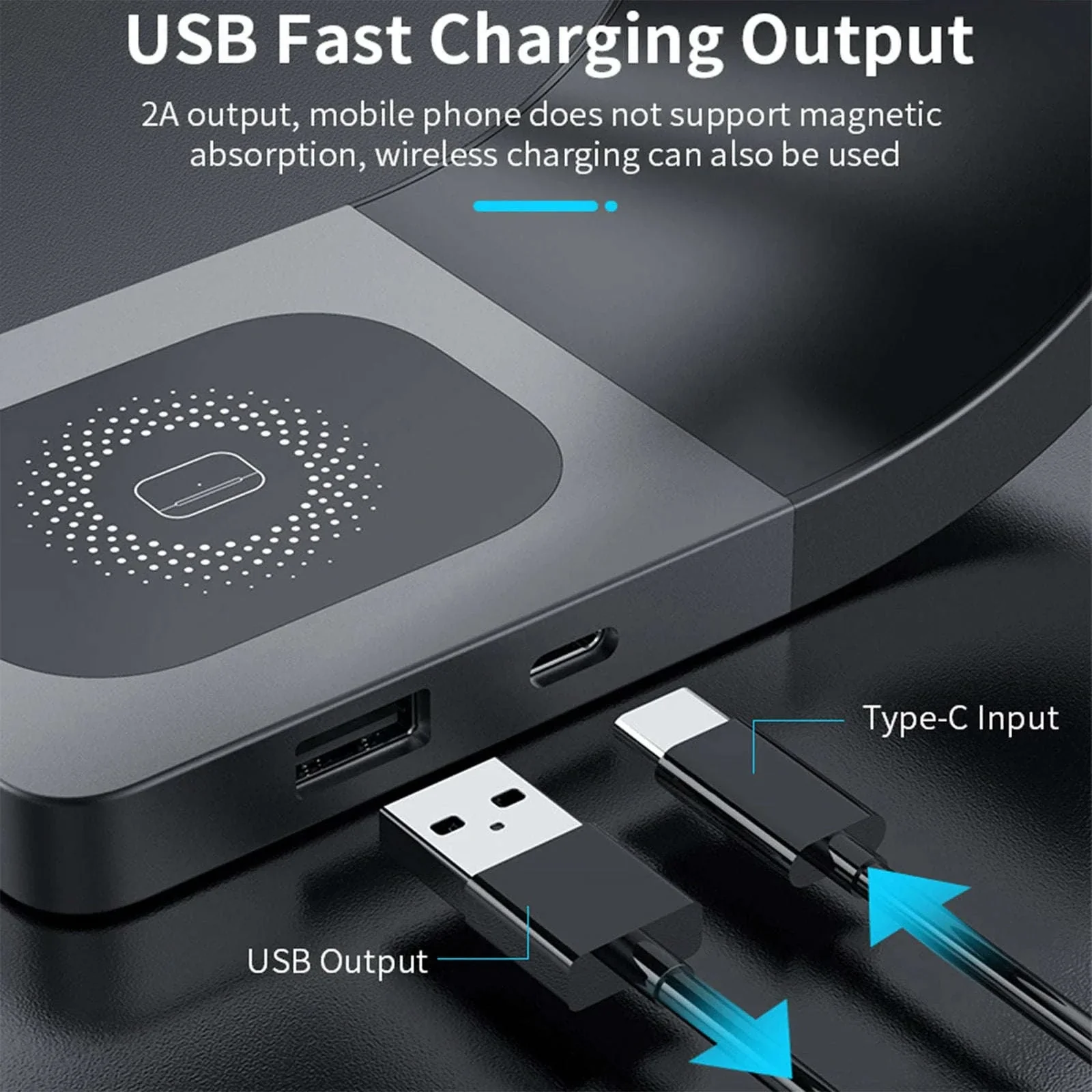 4-in-1 Wireless Charger for iPhone, AirPods & Watch - Image 4