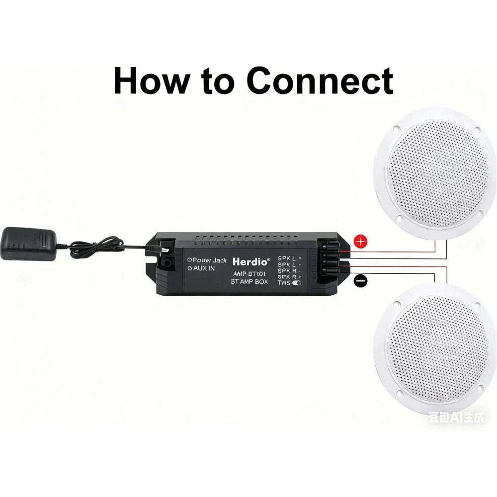 4" Bluetooth Ceiling Speakers 160W Waterproof Set for Home & Outdoor - Image 2
