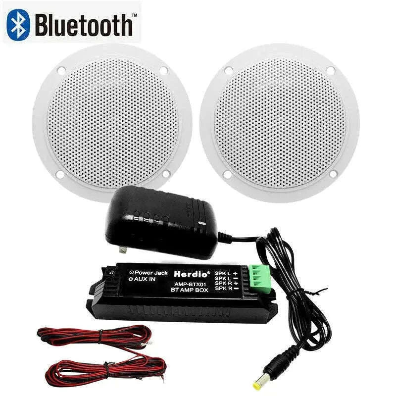 4" Bluetooth Ceiling Speakers 160W Waterproof Set for Home & Outdoor - Image 7