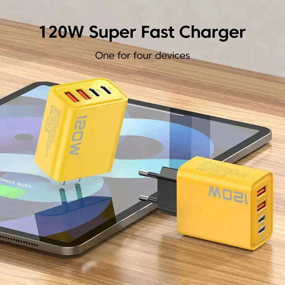 USB C PD 4-Port Fast Charging Charger with Quick Charge 3.0 - Image 2