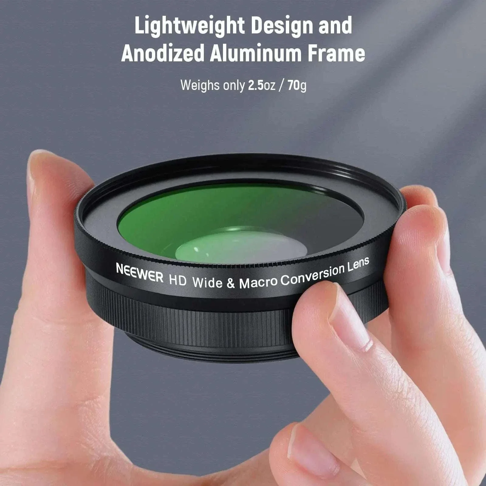 40.5mm 2-in-1 Wide Angle & 10X Macro Lens for Sony ZV-E10 ZV-1F - Image 4