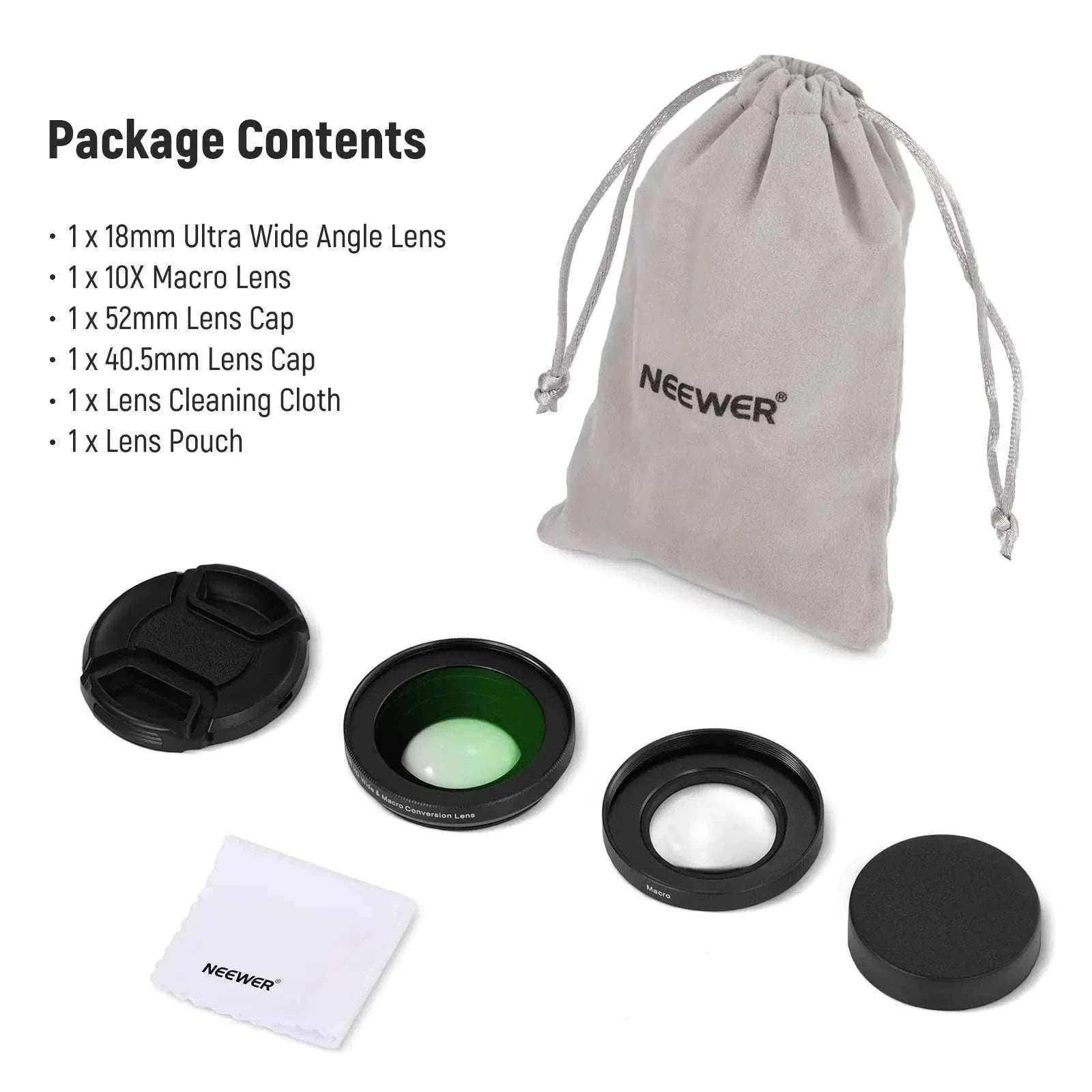 40.5mm 2-in-1 Wide Angle & 10X Macro Lens for Sony ZV-E10 ZV-1F - Image 7
