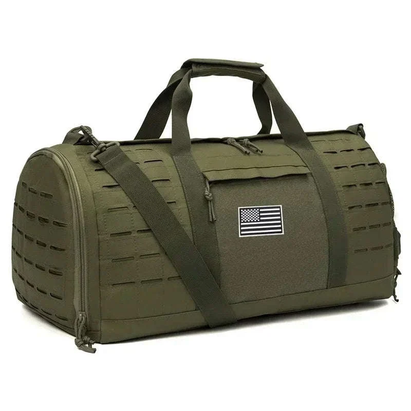 40L Tactical Travel Backpack with Shoe Compartment and MOLLE Webbing - Image 10
