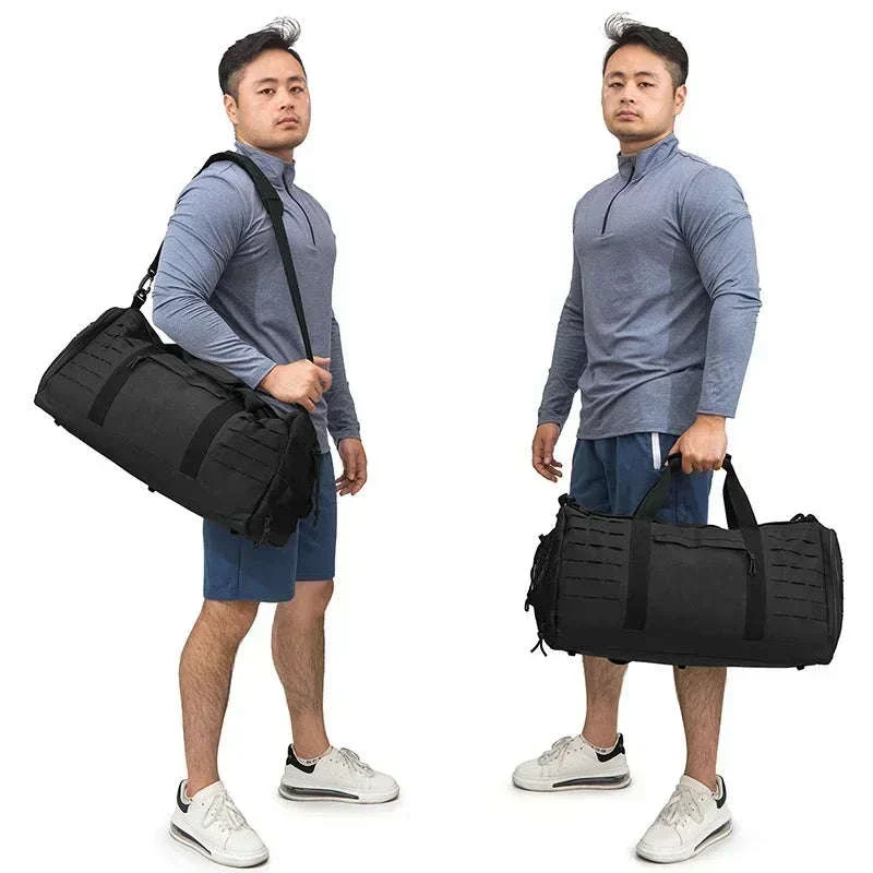 40L Tactical Travel Backpack with Shoe Compartment and MOLLE Webbing - Image 13