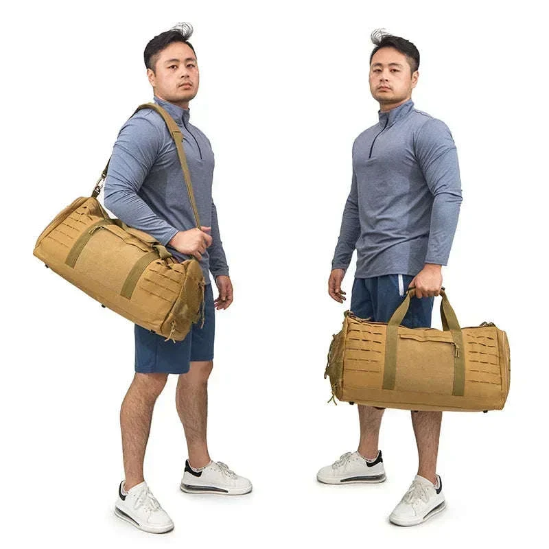 40L Tactical Travel Backpack with Shoe Compartment and MOLLE Webbing - Image 14