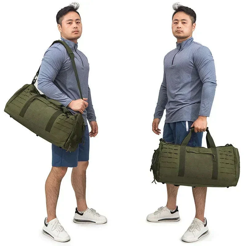 40L Tactical Travel Backpack with Shoe Compartment and MOLLE Webbing - Image 15