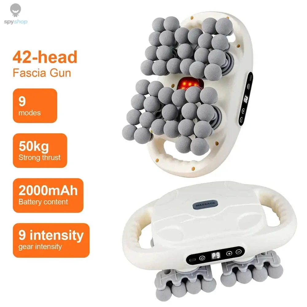 42-Head Fascia Gun High-Frequency Massage Gun - Image 11