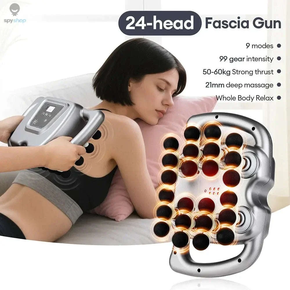 42-Head Fascia Gun High-Frequency Massage Gun - Image 13