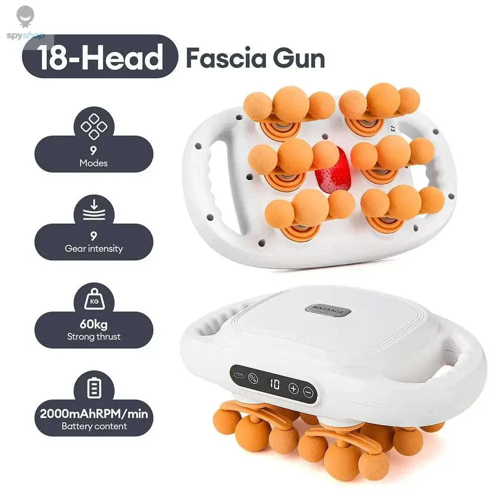 42-Head Fascia Gun High-Frequency Massage Gun - Image 43