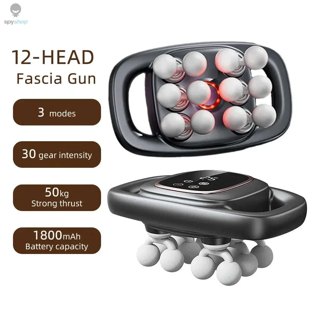 42-Head Fascia Gun High-Frequency Massage Gun - Image 45