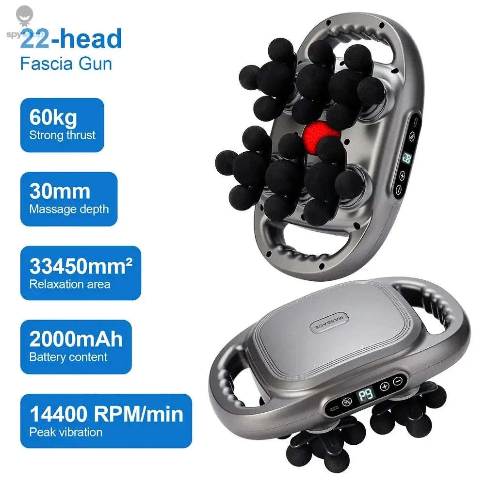 42-Head Fascia Gun High-Frequency Massage Gun - Image 48