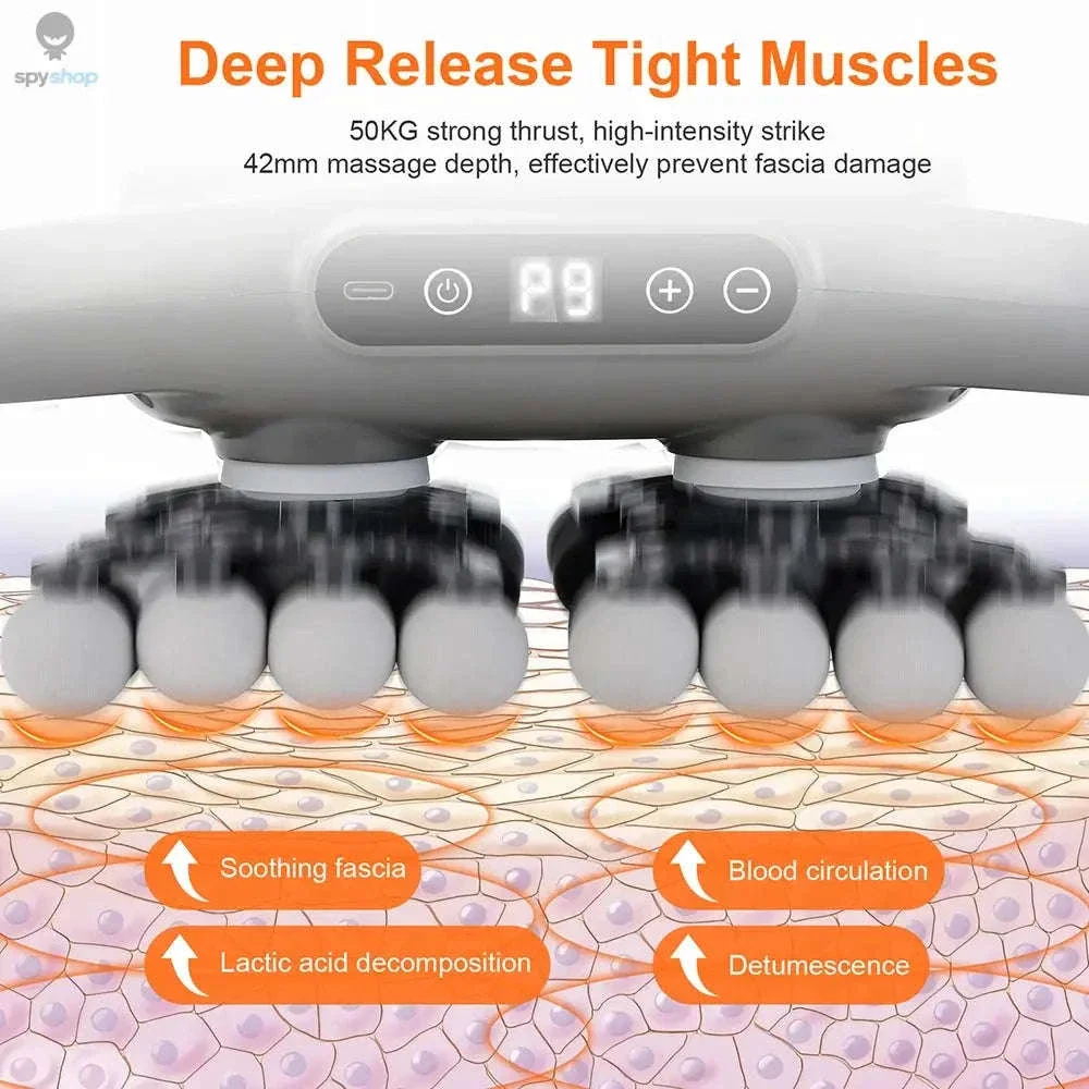 42-Head Fascia Gun High-Frequency Massage Gun - Image 5