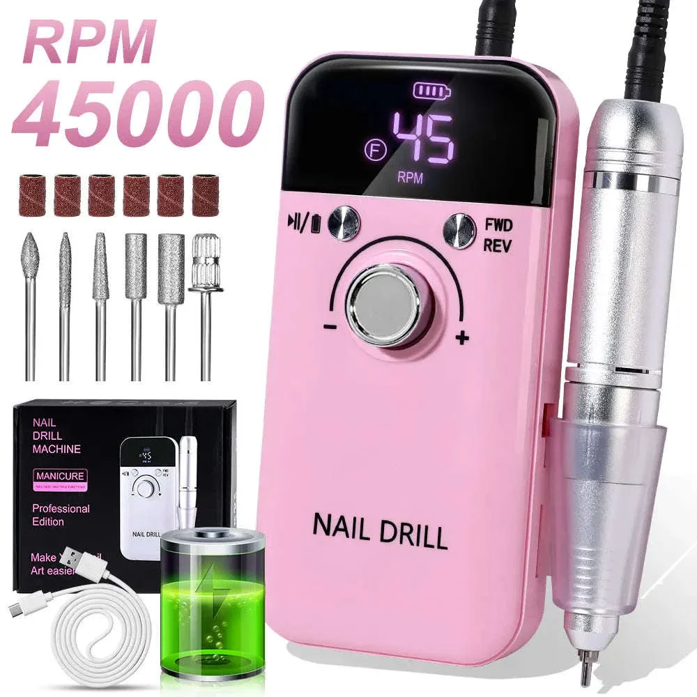 45000RPM Electric Nail Drill Machine for Salon-Style Nails - Image 17