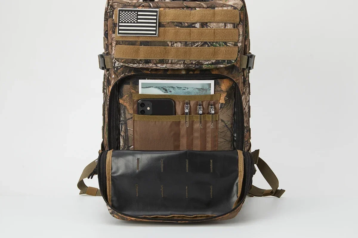 45L Large Capacity Tactical Backpack for Hiking, Camping, Gym and Trekking - Image 32