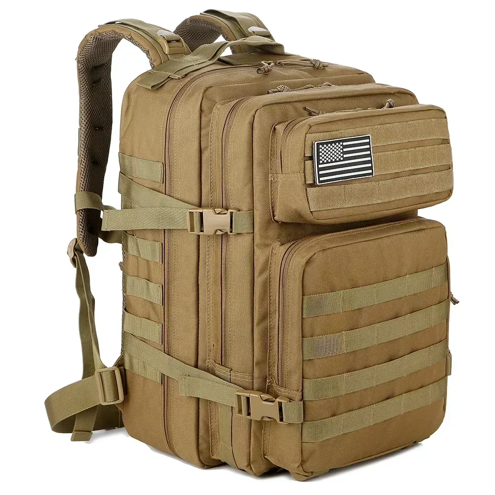 45L Large Capacity Tactical Backpack for Hiking, Camping, Gym and Trekking - Image 36