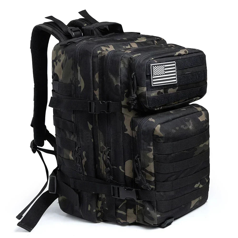 45L Large Capacity Tactical Backpack for Hiking, Camping, Gym and Trekking - Image 37