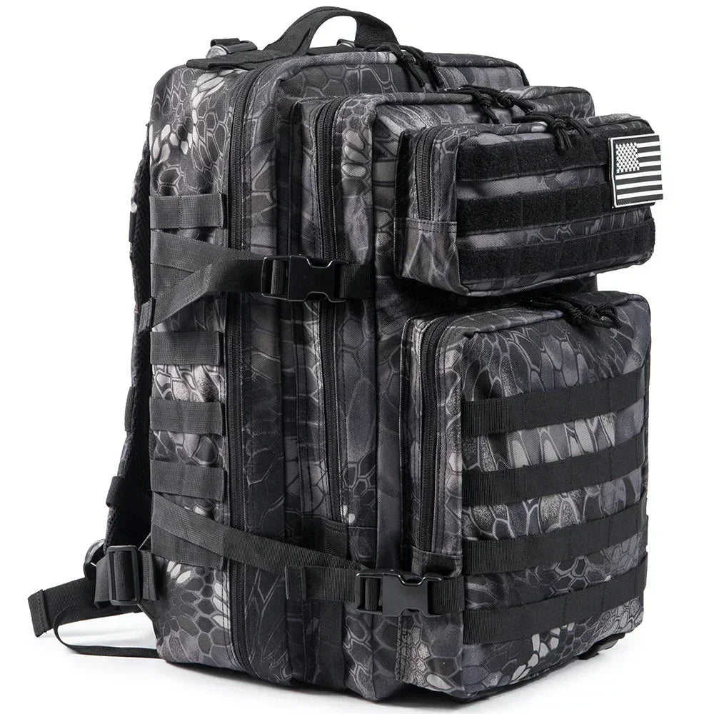 45L Large Capacity Tactical Backpack for Hiking, Camping, Gym and Trekking - Image 44
