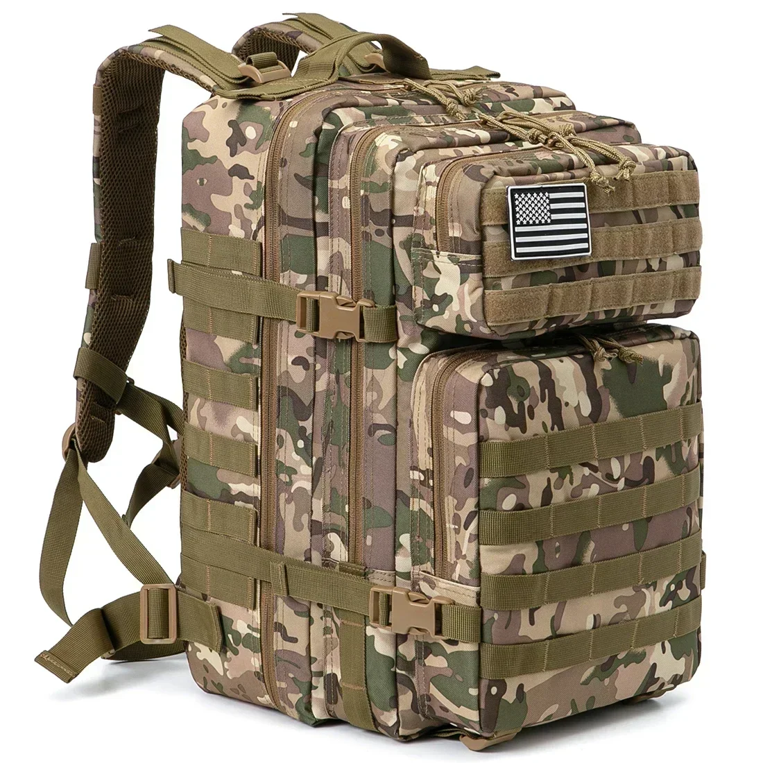 45L Large Capacity Tactical Backpack for Hiking, Camping, Gym and Trekking - Image 45