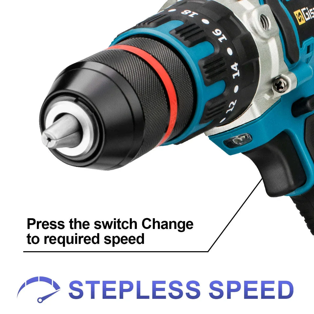 480N.M Brushless Impact Drill for Makita 18V Batteries - Image 15