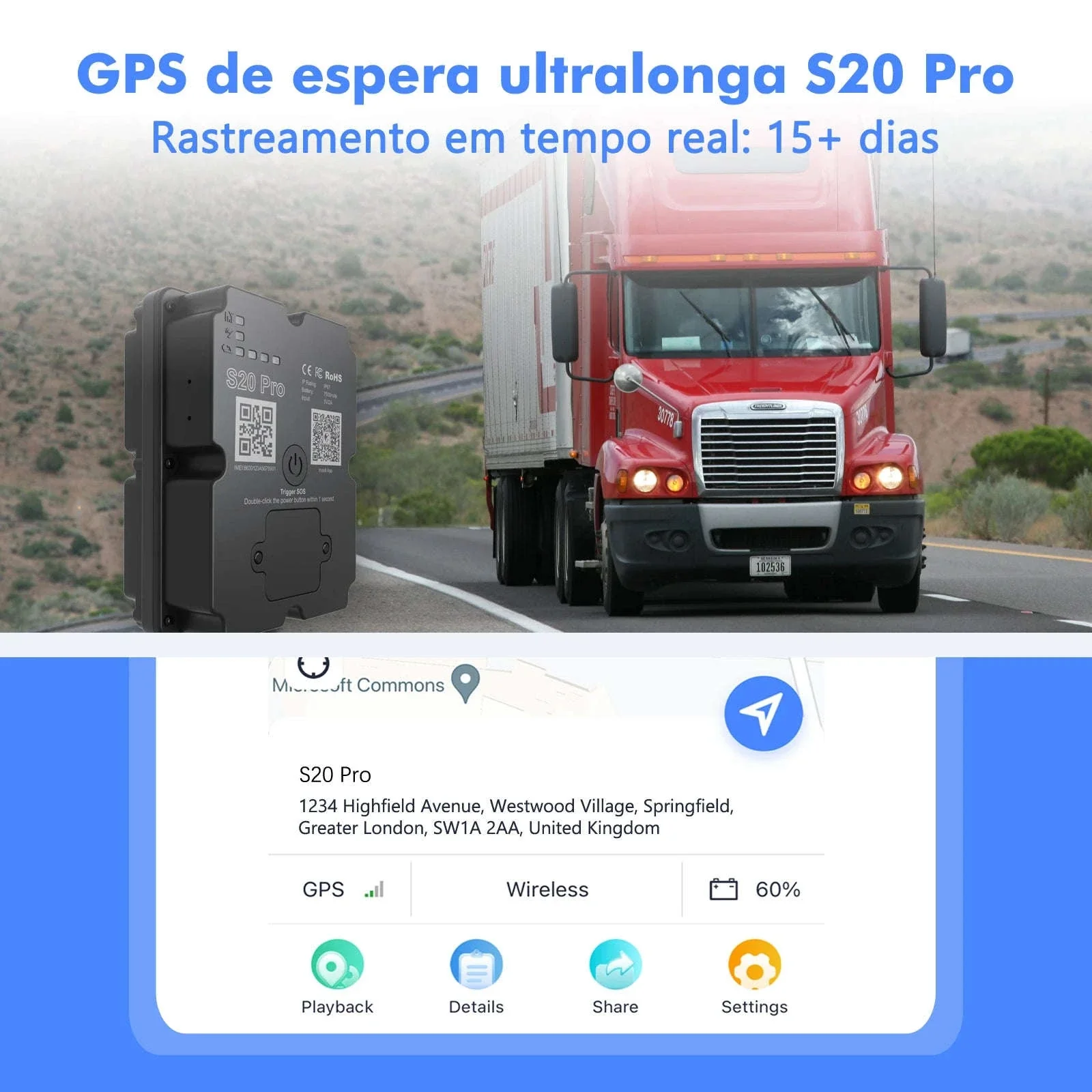 4G GPS Tracker with 7500mAh Battery, 45-Day Standby & Real-Time Tracking - Image 4