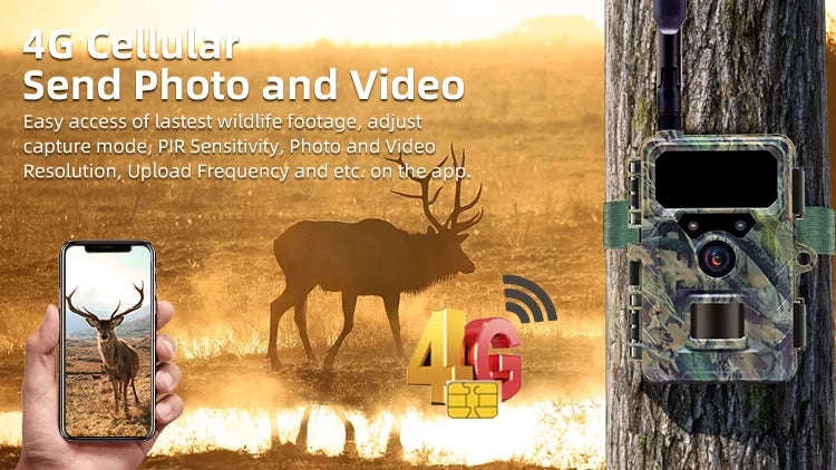 4G LTE Trail Camera with App Control, 2.7K Night Vision - Image 7