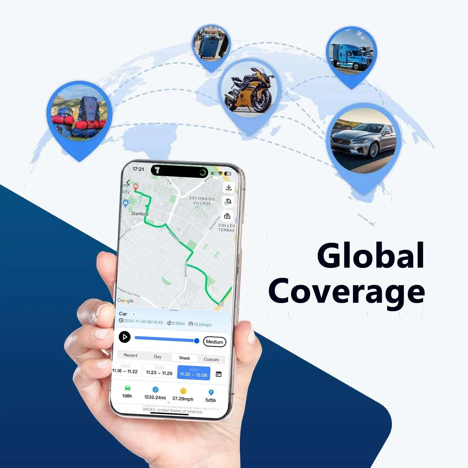 4G LTE GPS Car Tracker with App, Magnetic Hidden Vehicle Locator - Image 7