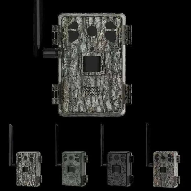 4G LTE Hunting Trail Camera with Solar Panel for Remote Wildlife Monitoring