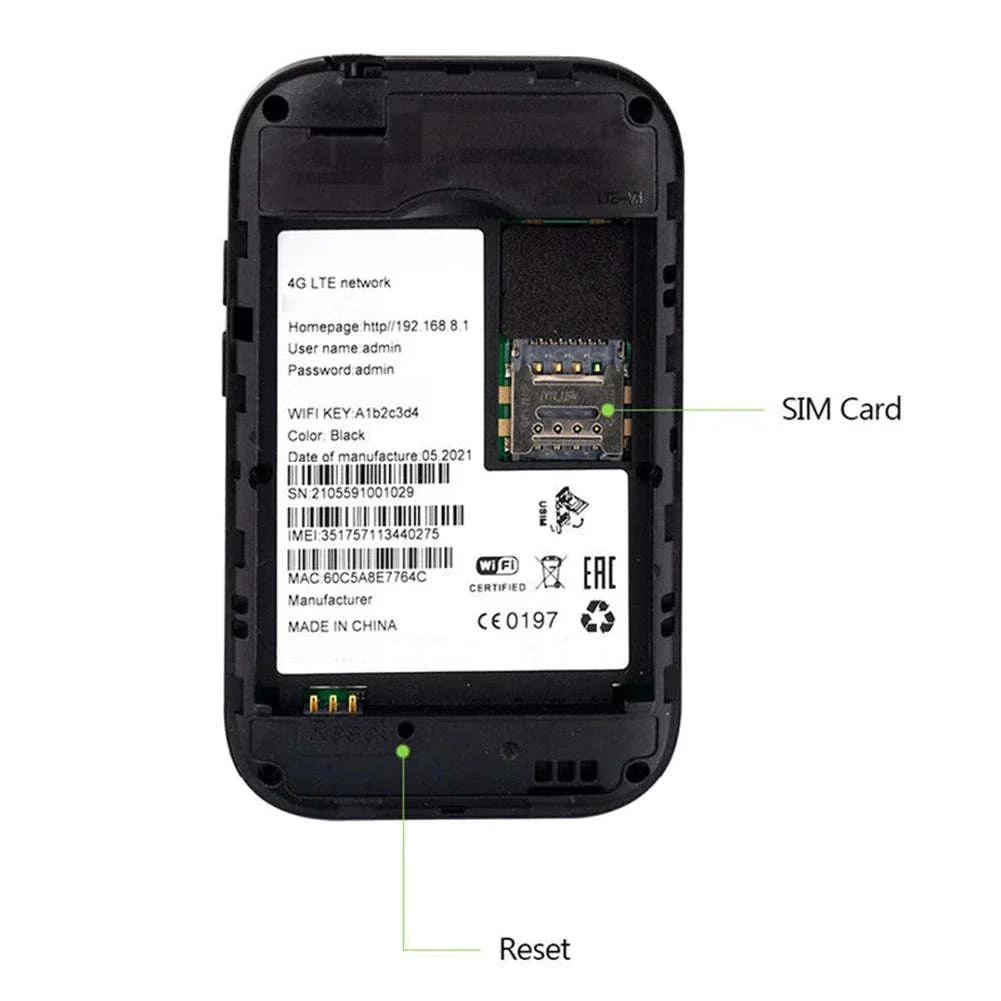 4G LTE Portable WiFi Hotspot Router 150Mbps with SIM Slot - Image 15