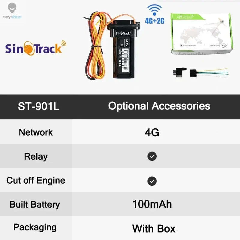 SinoTrack ST-901L 4G Mini GPS Tracker for Vehicle Security - Image 20