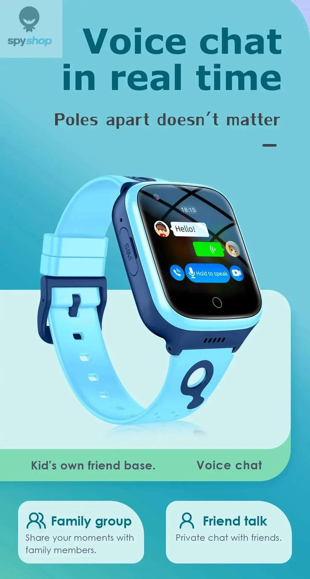 4G Kids Smart Watch with GPS, Video Calls, and SOS Alerts - Image 17
