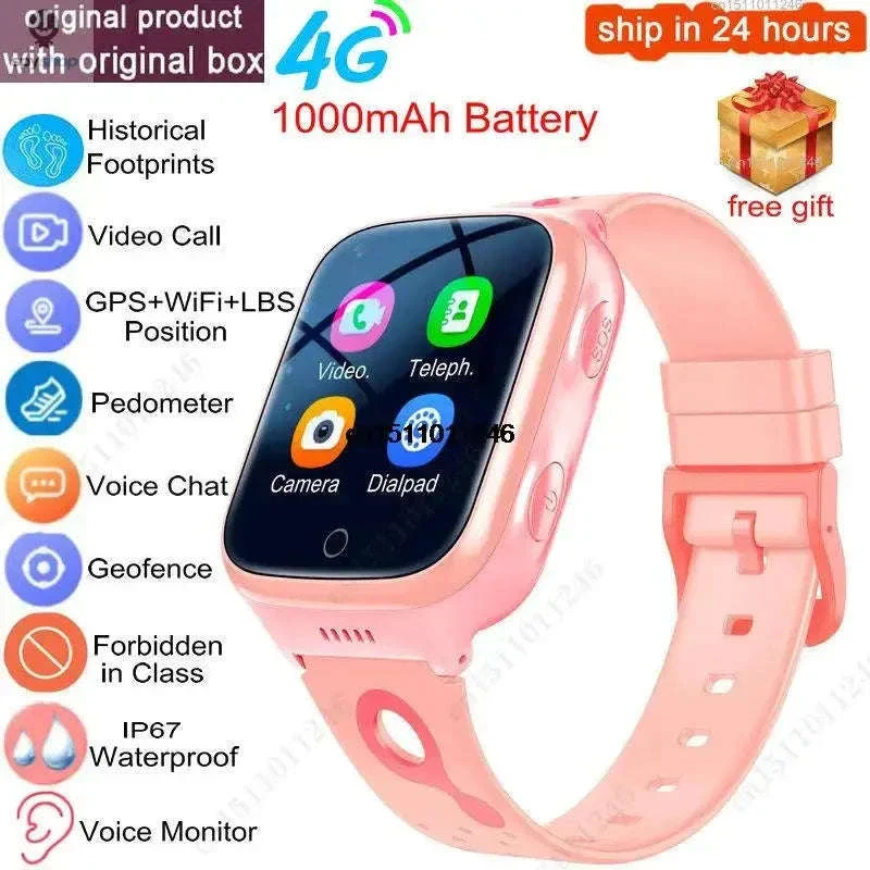 4G Kids Smart Watch with GPS, Video Calls, and SOS Alerts - Image 25