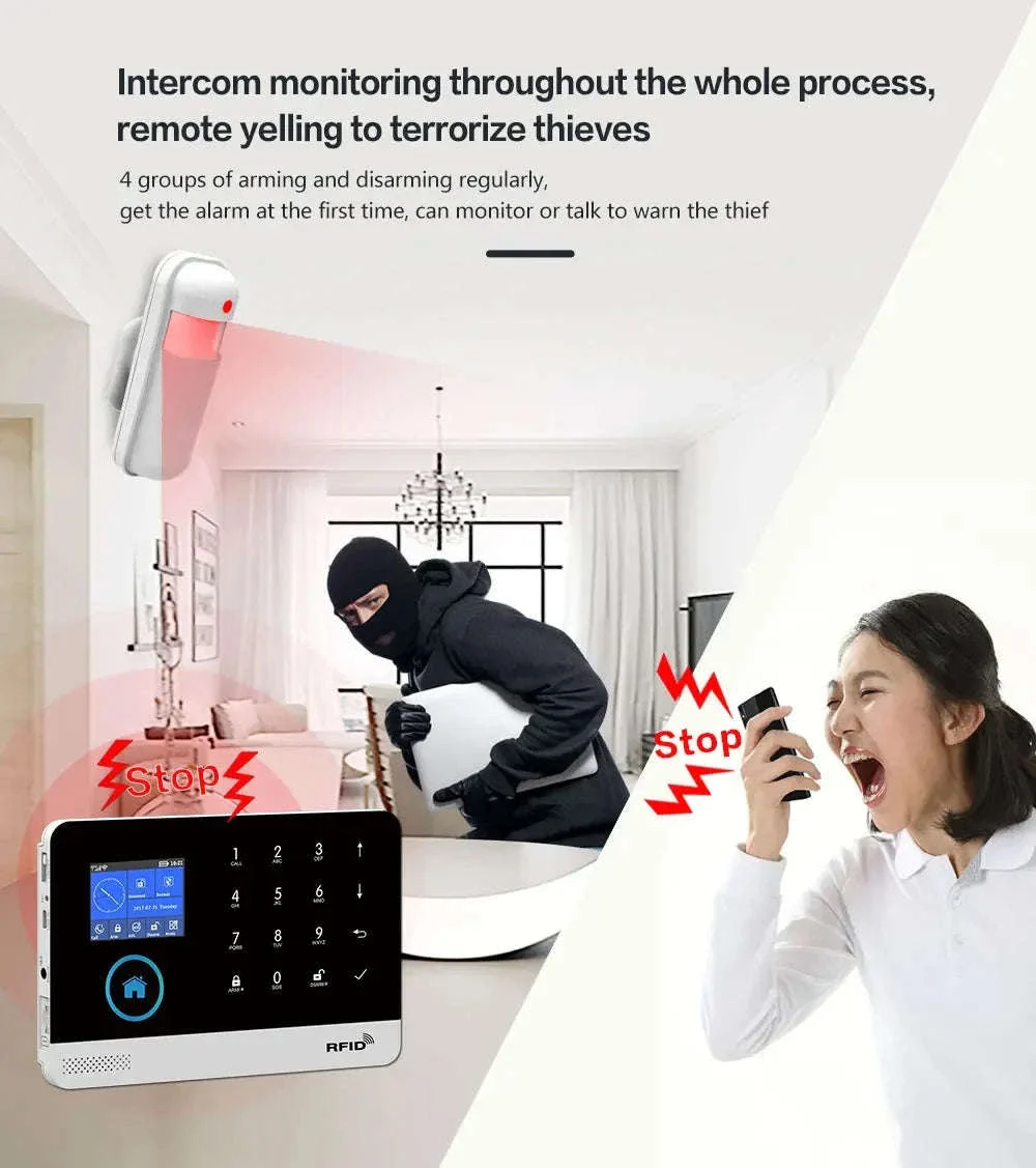 4G WiFi Smart Home Alarm System with App Control - Image 4