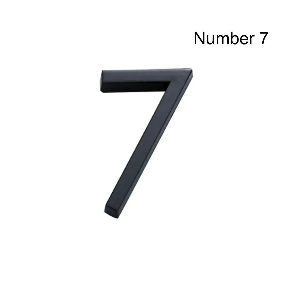 3D Black Acrylic House Number Tag for Modern Curb Appeal - Image 13