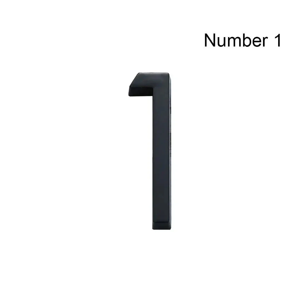 3D Black Acrylic House Number Tag for Modern Curb Appeal - Image 15