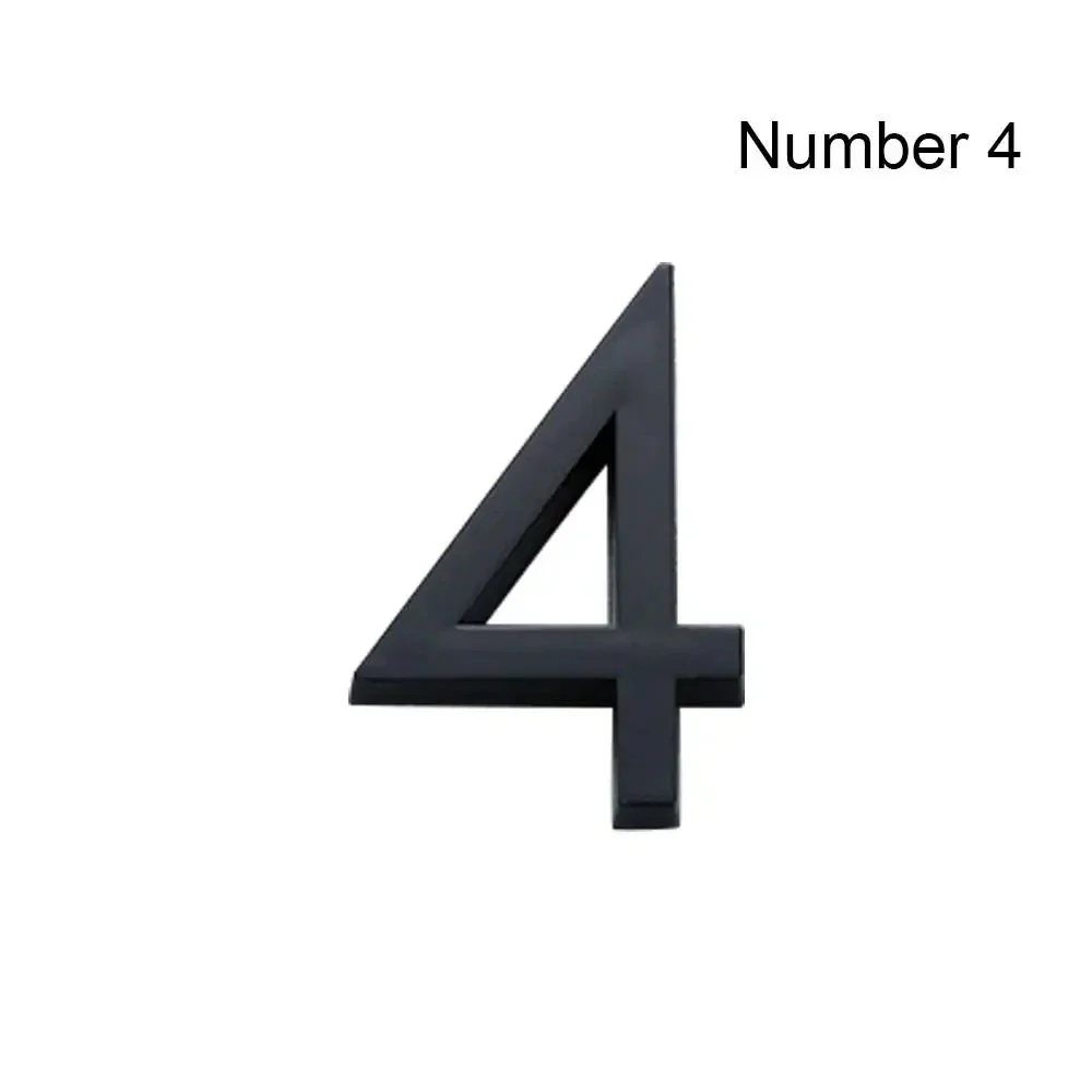 3D Black Acrylic House Number Tag for Modern Curb Appeal - Image 19