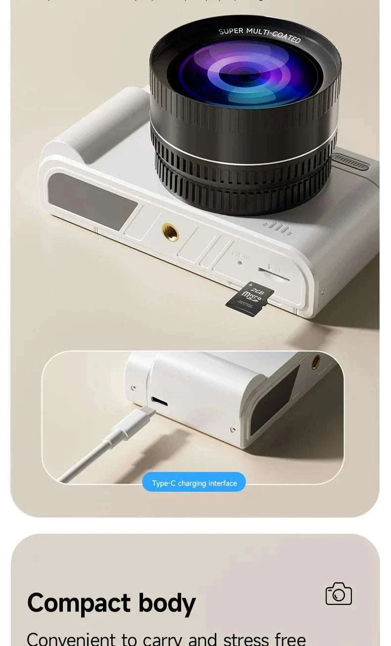 4K 64MP Retro Compact Digital Camera with 18X Zoom - Image 20