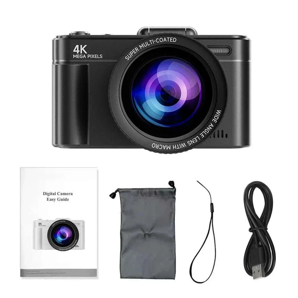 4K 64MP Retro Compact Digital Camera with 18X Zoom - Image 25