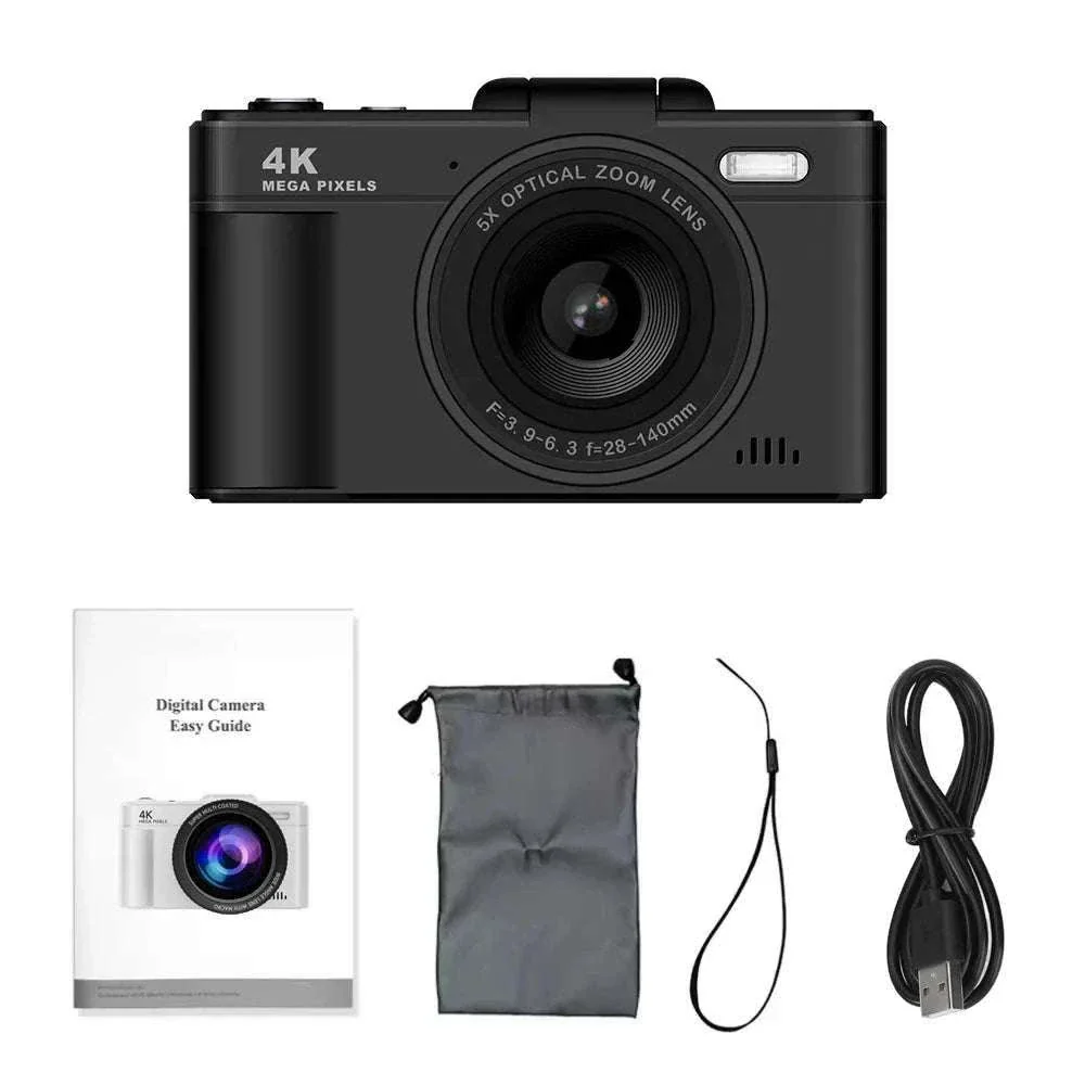 4K 64MP Retro Compact Digital Camera with 18X Zoom - Image 26