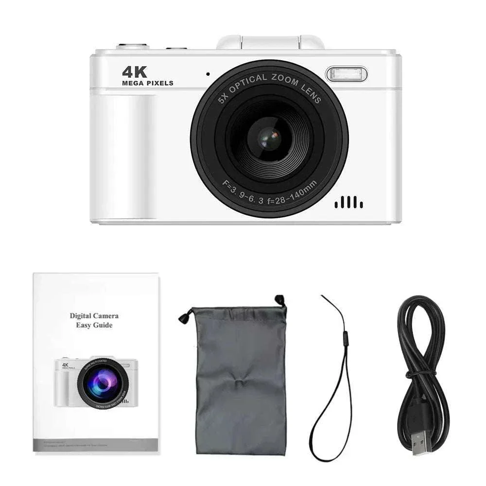 4K 64MP Retro Compact Digital Camera with 18X Zoom - Image 28
