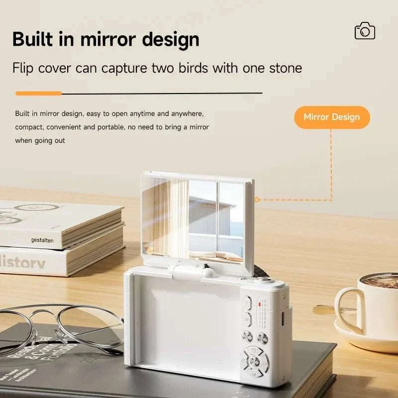 4K 64MP Retro Compact Digital Camera with 18X Zoom - Image 5