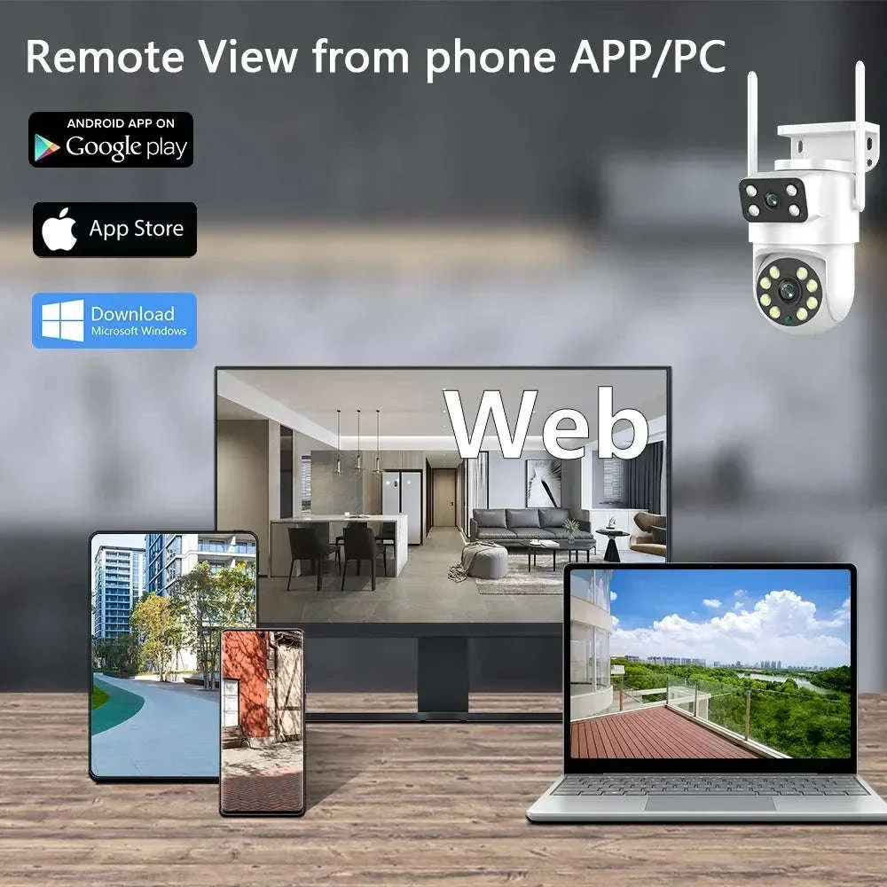 4K 8MP Dual Lens PTZ WiFi Security Camera with AI Auto Tracking - Image 23