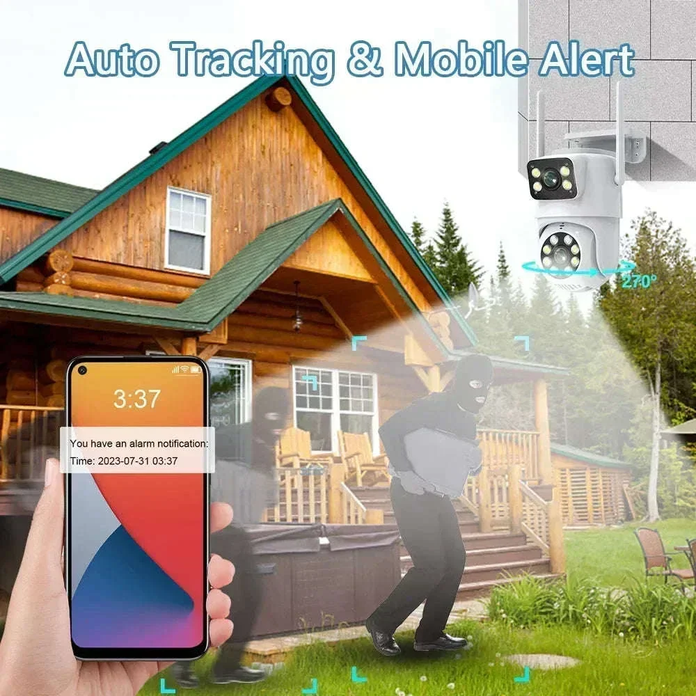 4K 8MP Dual Lens PTZ WiFi Security Camera with AI Auto Tracking - Image 3