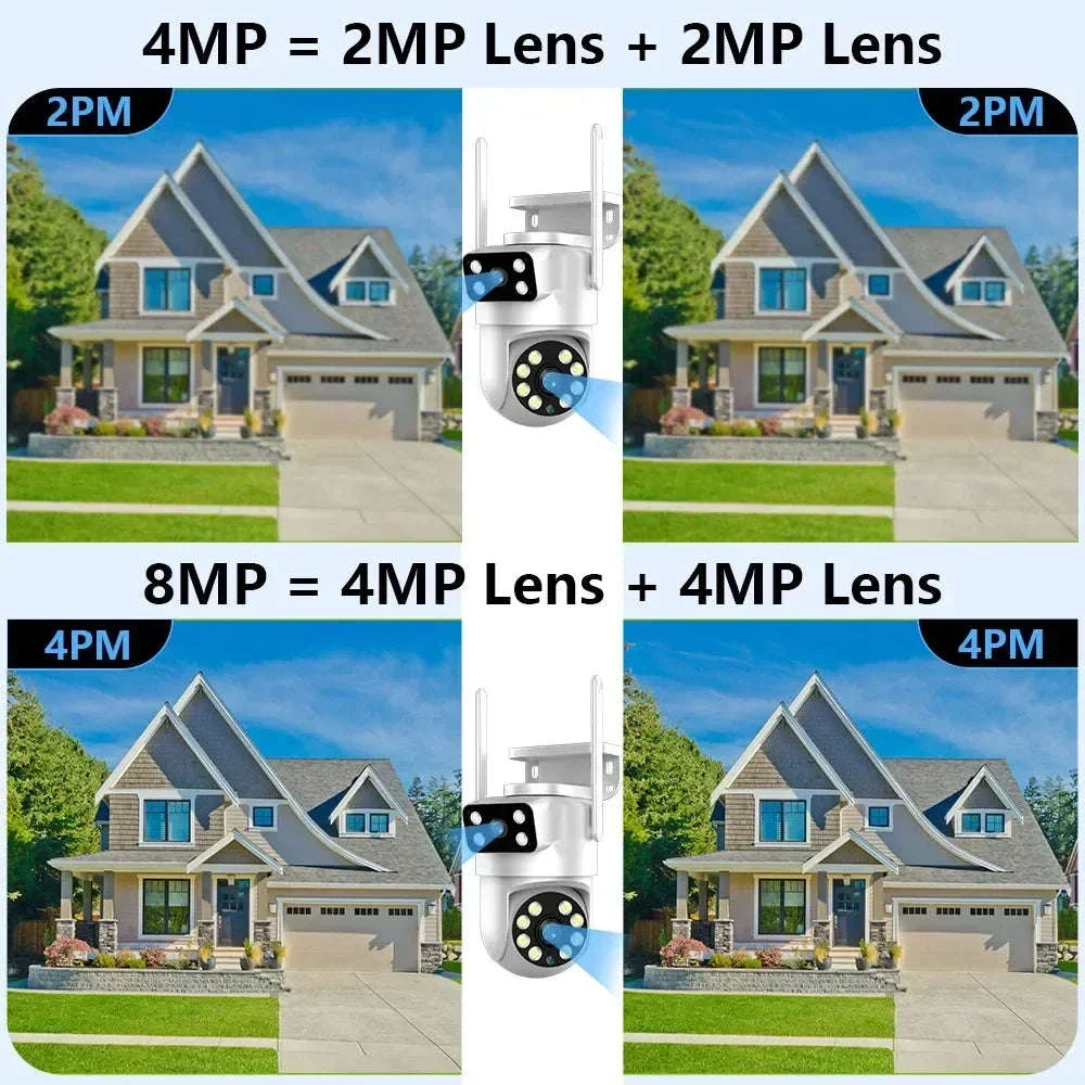 4K 8MP Dual Lens PTZ WiFi Security Camera with AI Auto Tracking - Image 9